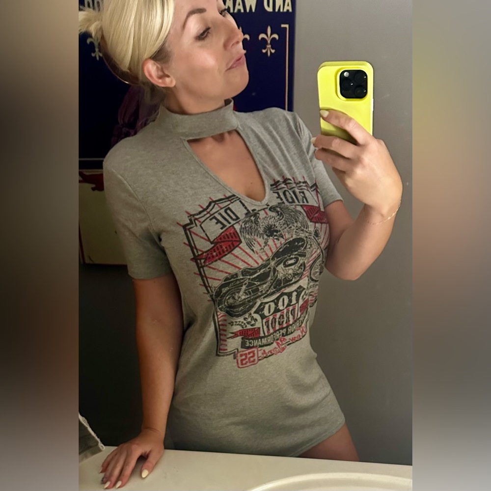 Motorcycle t shirt dress